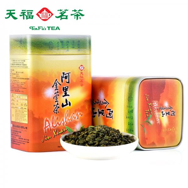 天福茗茶 天仁系列 阿里山金萱乌龙茶 台湾原装 奶香型高山茶叶