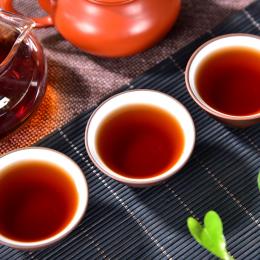 天福茗茶 精选系列 云南普洱茶叶熟茶散装 陈香罐装茶120g