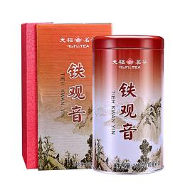 天福茗茶 铁观音茶叶 清香型乌龙茶 100G礼盒装 2019 秋茶