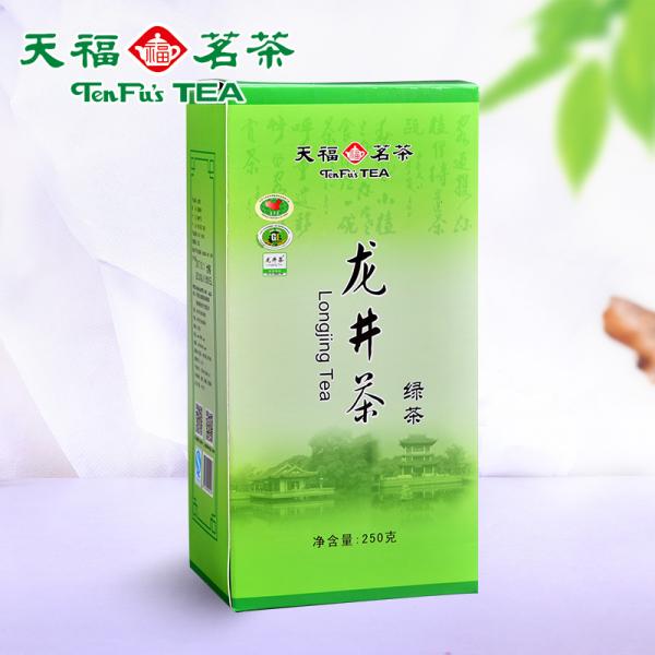 天福茗茶 龙井-L10 浙江特产名茶 香气清高 2020春茶 250克装