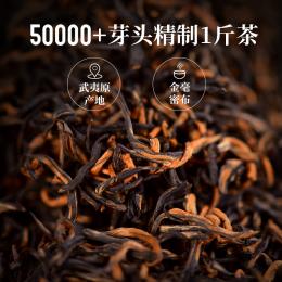 天福茗茶 金骏眉红茶茶叶 武夷山小叶种红茶罐装50g