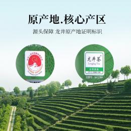 天福茗茶 龙井绿茶 浙江龙井 2024年春茶 罐装100G
